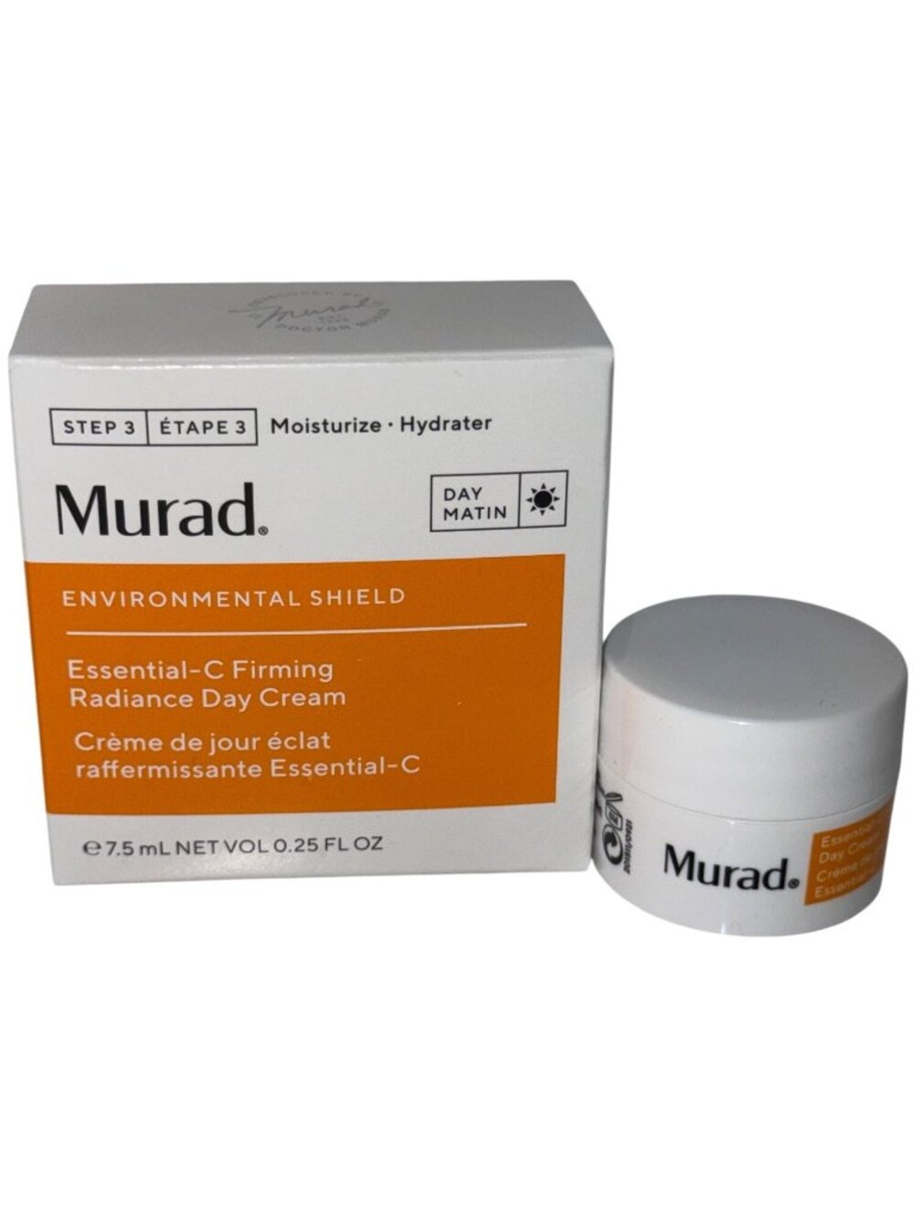 Murad Essential-C Radiance Day Cream Firming 7.5ML Hydrating Ceramides NIB